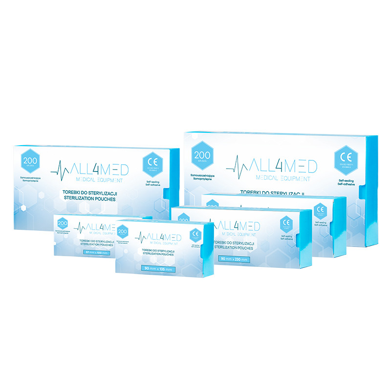 All4med Autoclavable bags 190mm x 330mm 200pcs 4