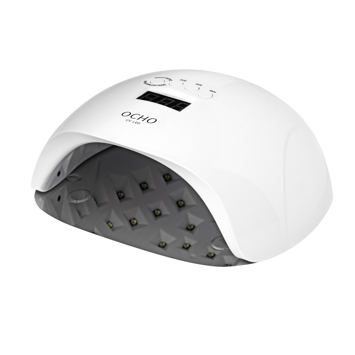 UV LED Lamp OCHO NAILS X13 65W white with mirrored bottom 2