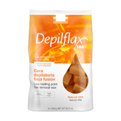Depilflax hard wax stripless for depilation 1 kg natural