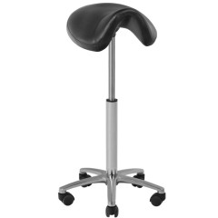 Cosmetic-barber stool 001b high black