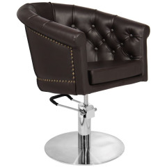 Gabbiano london brown hairdressing chair