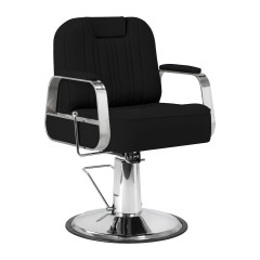 Fotel barberski Gabbiano Rufo czarny
