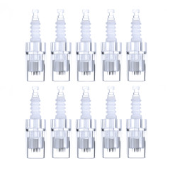 10 pieces of replacement cartridges for the microneedle pen and 12 needles