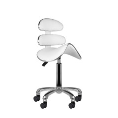 Roll speed am-880 cosmetic stool white