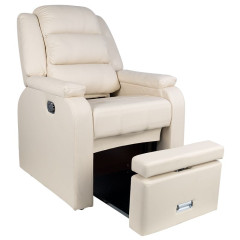 Spa chair for pedicure hilton cream