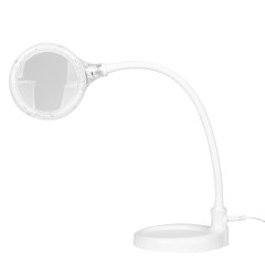 Elegant 2014-2r 30 led magnifier lamp smd 5d with a stand and a clip on the desk