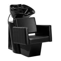 Myjnia fryzjerska Gabbiano Ankara czarna z czarną misą