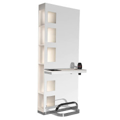 Gabbiano hairdressing console b058 pearl