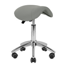 Taboret kosmetyczny AM-302 szary
