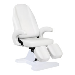 112 hydraulic podiatry chair white