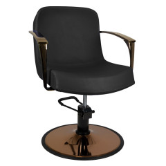 Gabbiano Styling-Stuhl kupfer bologna schwarz