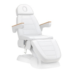 Fotel kosmetyczny elektryczny Sillon Lux 273b 3 silniki biały 