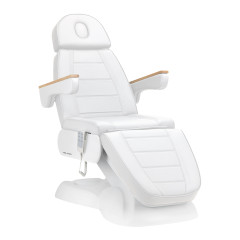 Fotel kosmetyczny elektryczny SILLON Lux 273b 3 silniki biały 