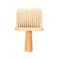 Hairdressing brush, wooden neck