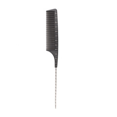 Comb with measuring tape carbon metal skewer F-12