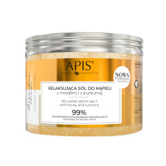 Apis, richness of honey, relaxing bath salt with honey, propolis and goat's milk, 650 g