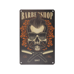 Decorative plaque barber b050