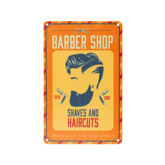 Tablica ozdobna barber B056