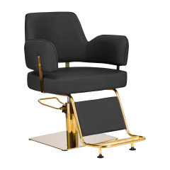 Gabbiano fotel fryzjerski Linz złoto czarny