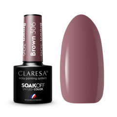 CLARESA Hybrid nail polish BROWN 306 -5g