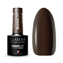 CLARESA Hybrid nail polish BROWN 317 -5g