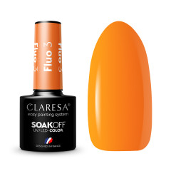 CLARESA Hybrid nail polish FLUO 3 -5g 