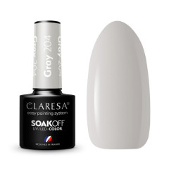 CLARESA Hybrid nail polish GRAY 204 -5g