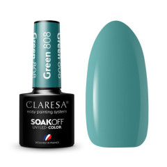 CLARESA Hybrid polish GREEN 808 -5g