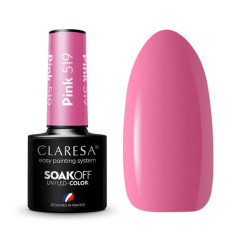 CLARESA Hybrid nail polish PINK 519 -5g