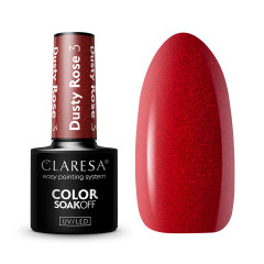 CLARESA Hybrid nail polish DUSTY ROSE 3 -5g