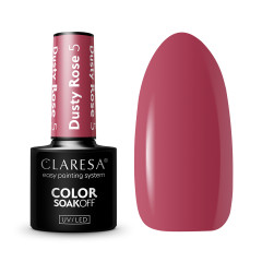 CLARESA Hybrid nail polish DUSTY ROSE 5 -5g