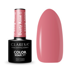 CLARESA Hybrid nail polish DUSTY ROSE 6 -5g