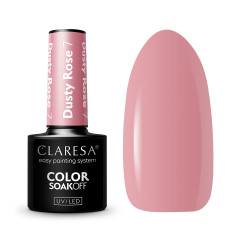 CLARESA Hybrid nail polish DUSTY ROSE 7 -5g