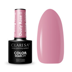 CLARESA Hybrid nail polish DUSTY ROSE 8 -5g