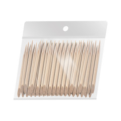 100 pcs. Wooden manicure cuticle sticks 6,5 cm OCHO NAILS
