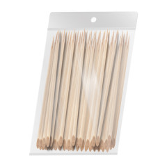 100 pcs. Wooden manicure cuticle sticks 15 cm OCHO NAILS