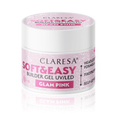 Claresa żel budujący Soft&Easy glam pink 12 g 