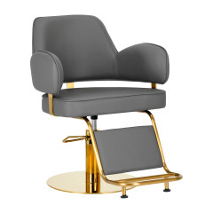 Hairdressing chair Gabbiano Linz NQ Gold Gray