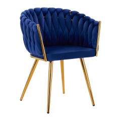 4Rico chair QS-GW06G navy blue