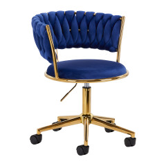 4Rico swivel chair QS-GW01G navy blue