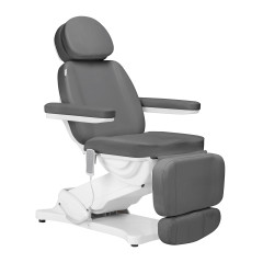 Fotel kosmetyczny elektryczny Sillon Classic 3 silniki szary