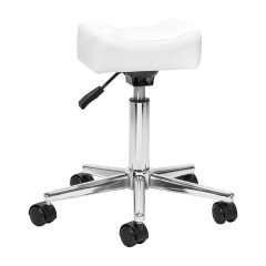 Bell Sillon mobile pedicure footstool white