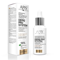 APIS DEPIQ PRO SYSTEM Depigmentierender Booster mit α-Arbutin 1% und Brightening Complex 1% 30 ml