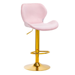 4Rico Bar Hocker QS-B15 velvet pink