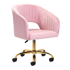 4Rico swivel chair QS-OF212G pink