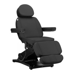 Fotel kosmetyczny elektryczny Sillon Classic 3 silniki czarny 