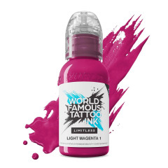 Farba World Famous Limitless Tattoo Ink - Light Magenta 1 30ml