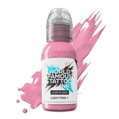 World Famous Limitless Tattoo Ink - Light Pink 1 30ml