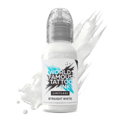 World Famous Limitless Tattoo Ink - Straight White 30ml
