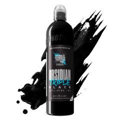 Farba World Famous Limitless Tattoo Ink - Obsidian Triple Black Outlining 240ml